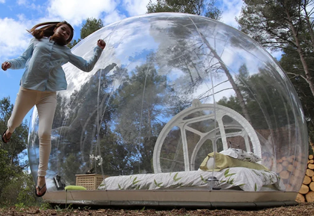 bubble tent glamping hotel