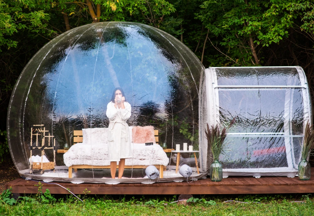 bubble tent glamping hotel